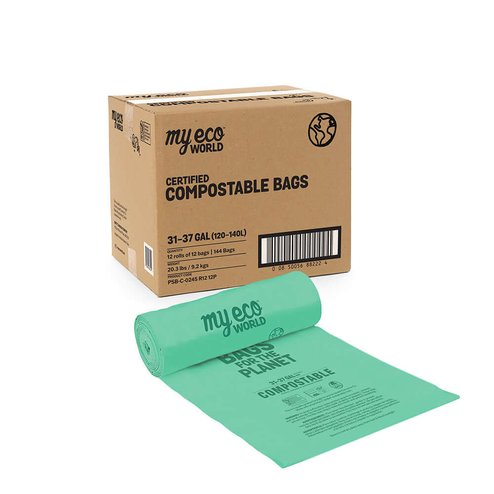 MyEcoWorld® 33Gal Compostable Yard Bags
