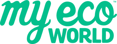 Green My Eco World logo.