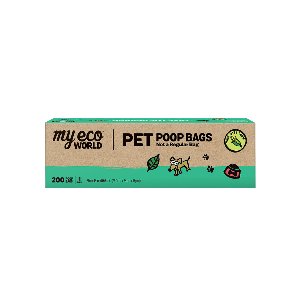 MyEcoWorld 200 count box Pet Waste Bags