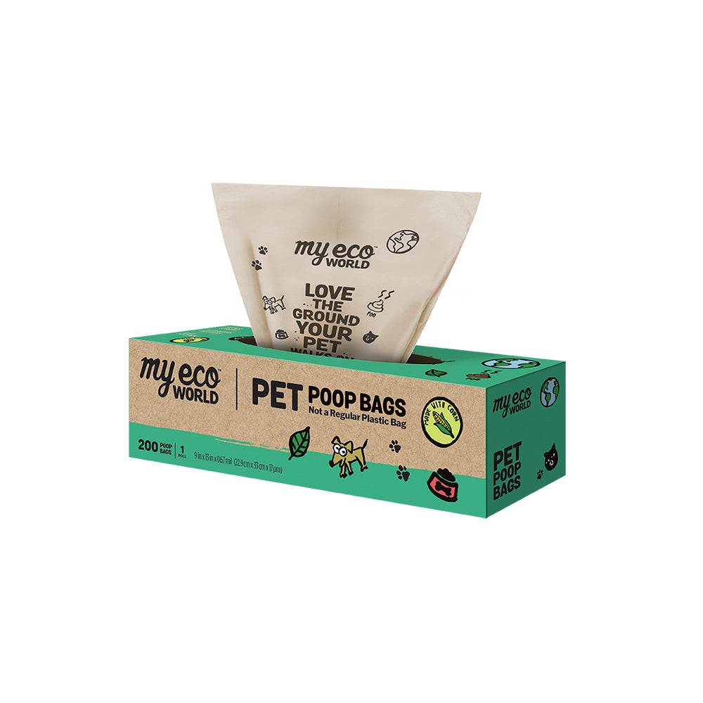 MyEcoWorld 200 count box Pet Waste Bags