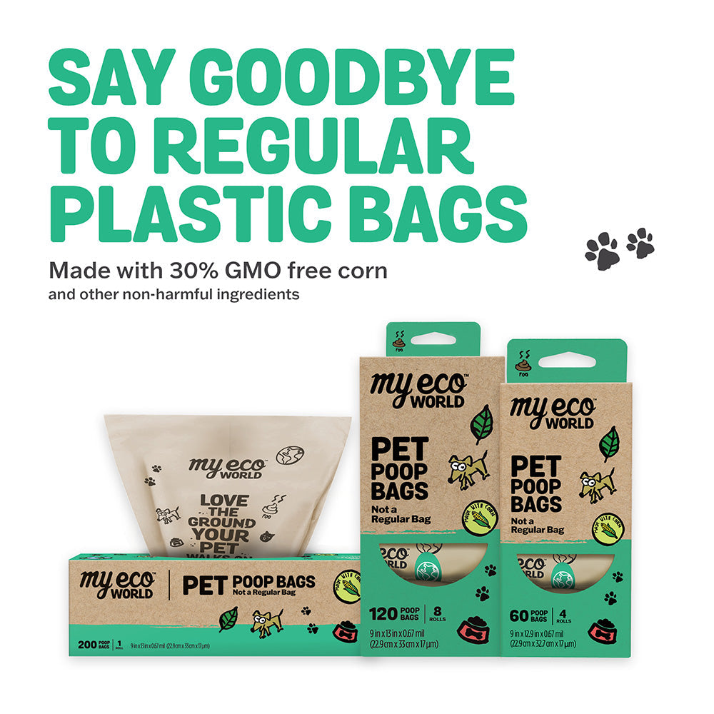 Pet Poop Bags 4 Roll MYECOWORLD