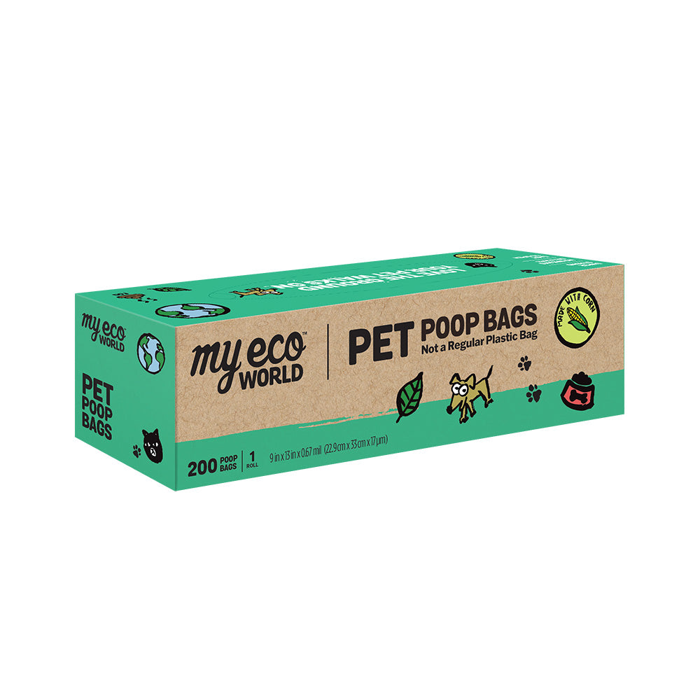 MyEcoWorld 200 count box Pet Waste Bags