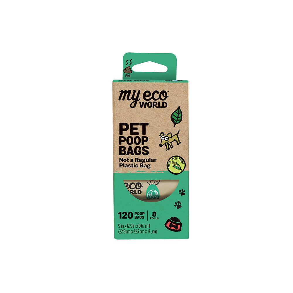 MyEcoWorld 8 Roll Pet Waste Bags